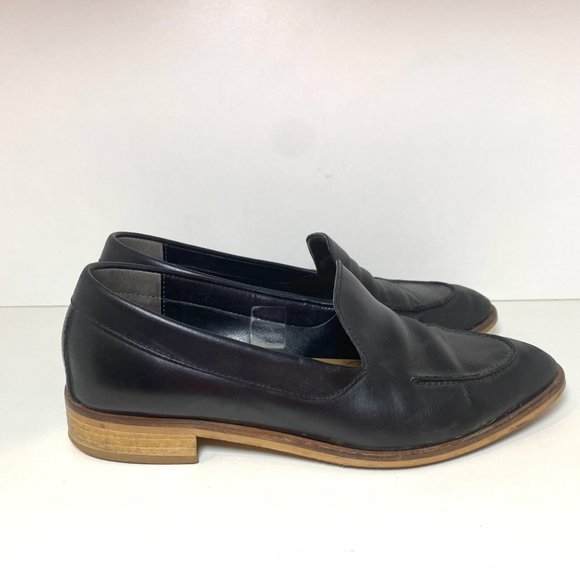 Everlane The Modern Leather Loafers Slip On Flats Black - Picture 2 of 9